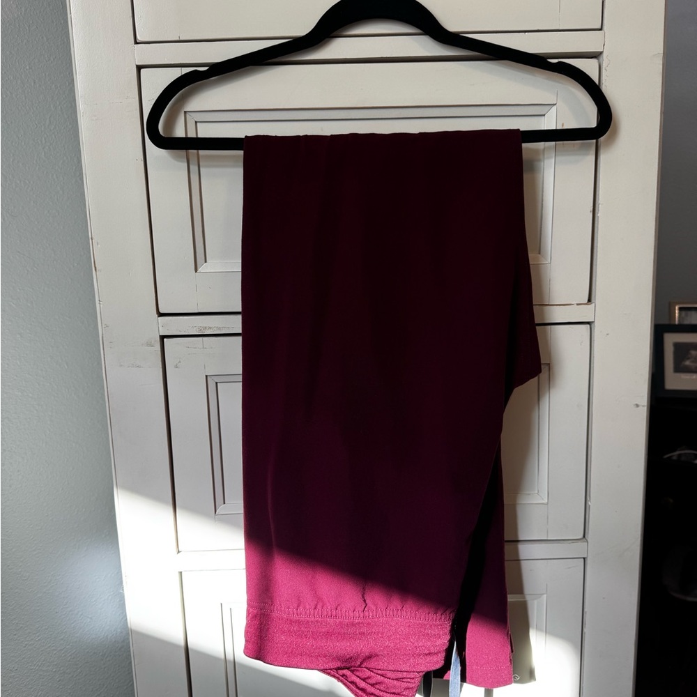 Figs Burgundy Livingston Pants